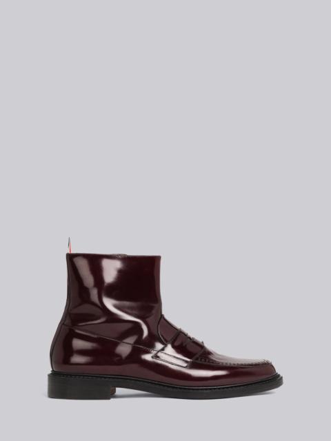 Thom Browne Calf Leather Penny Loafer Ankle Boot