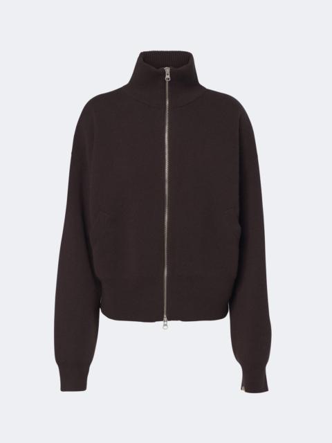 extreme cashmere N°385 Xtra Cute cashmere zip-up sweater