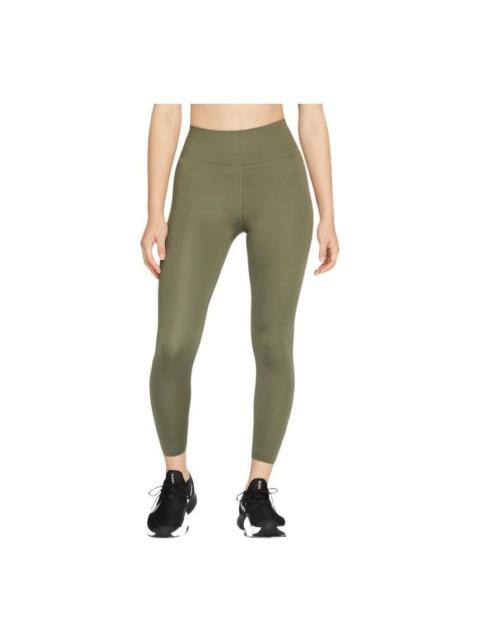 Nike (WMNS) Nike Dri-FIT Side Pattern Printing Sports Training Quick Dry Tight Gym Pants/Trousers/Joggers