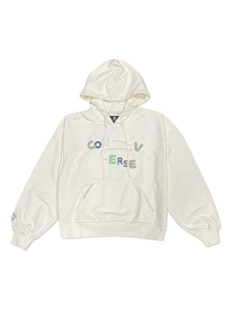 Converse (WMNS) Converse Chain Stitch Hoodie 'Beige' 10025515-A01