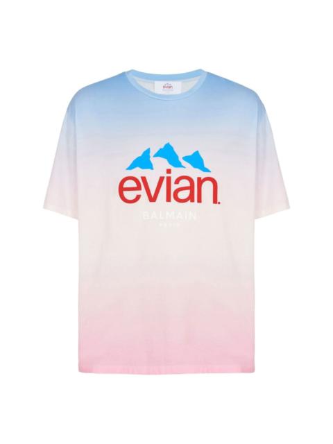 x Evian gradient-effect T-shirt