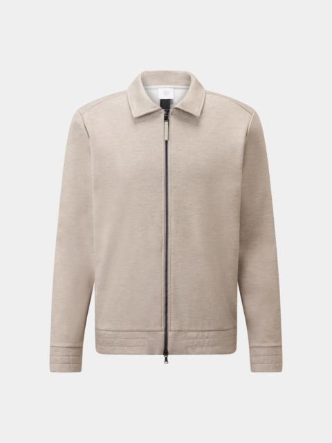 BOGNER Robby jersey jacket in Beige