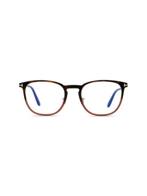 TOM FORD Blue Block square-frame glasses