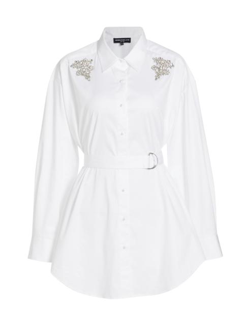 GENERATION LOVE Women's Elianna Crystal Shirtdress - White