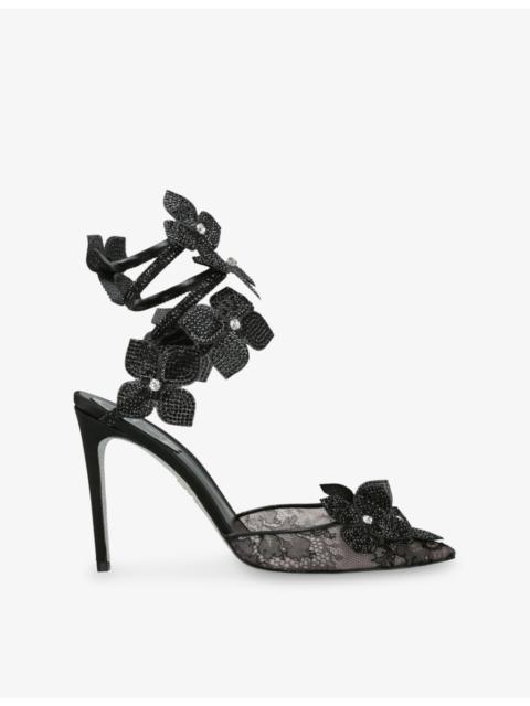 RENE CAOVILLA Floriane 105 Embellished Heeled Sandals