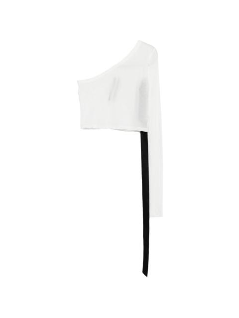 Rick Owens DRKSHDW one-shoulder top