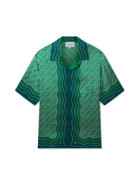 Column Monogram Silk Shirt | Casablanca Paris