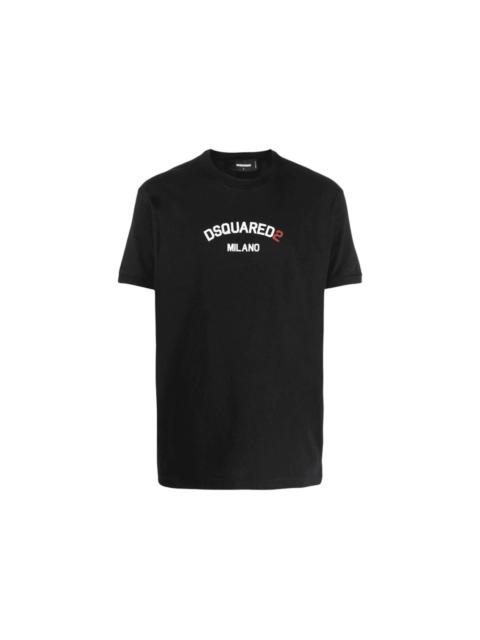 DSQUARED2 Dsquared2 Branded Milano Logo Cool Fit T-Shirt Black
