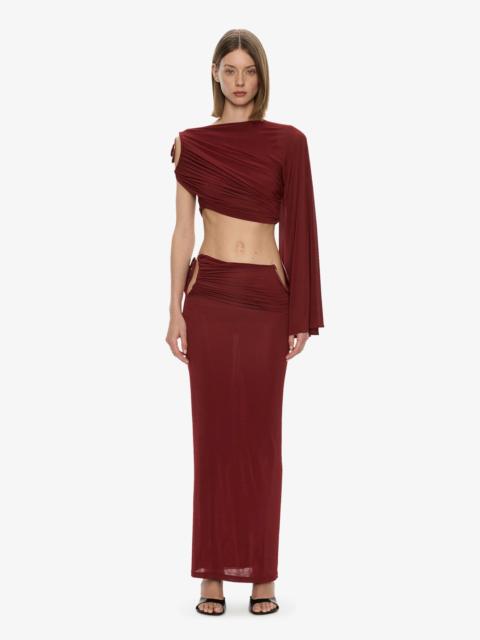 CHRISTOPHER ESBER Aurelia Sculpted Spiral Column Skirt
