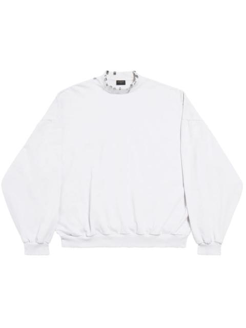 crew-neck cotton sweatshirt