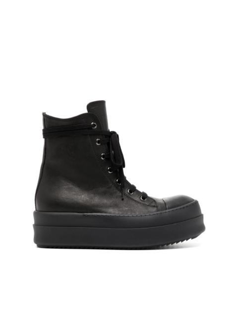 Rick Owens 50mm lace-up flatform sneakers