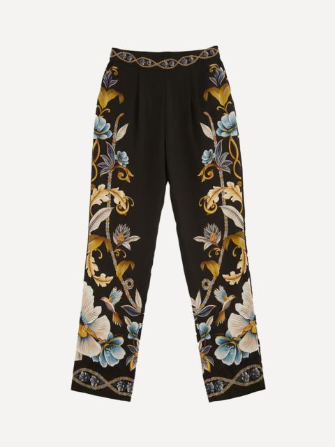FARM RIO Black Flowerful Pyjama Trousers