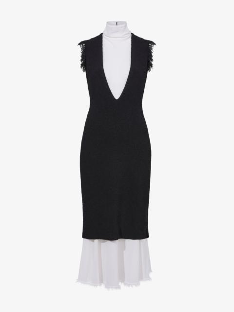 Mary Dress in Viscose Knit Boucle