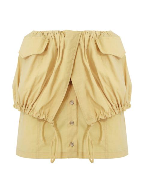 LA JUPE CUEILLETTE MINI SKIRT | YELLOW