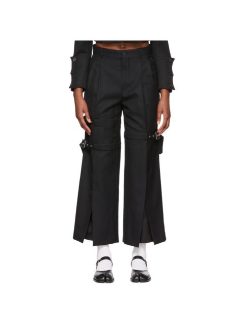 Noir Kei Ninomiya Black Wool Trousers