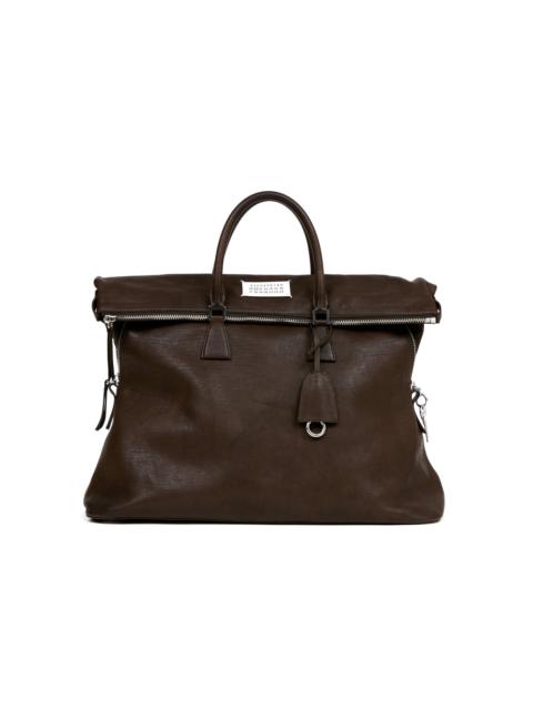 Maison Margiela 5AC Loved to Death XL Leather Bag green