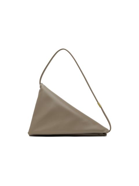 Marni Taupe Prisma Triangle Bag