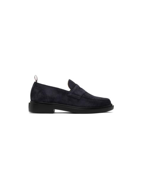 Navy Classic Penny Loafers