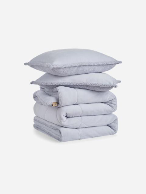 UGG ® Avery Comforter Set King Polyester Bedding in Lilac Hint