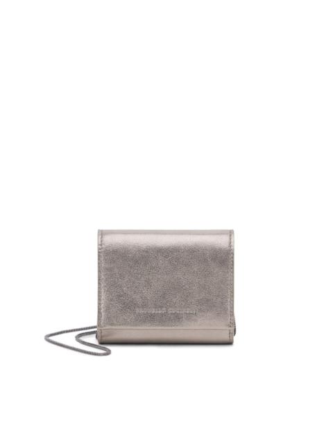 Brunello Cucinelli logo-debossed leather wallet
