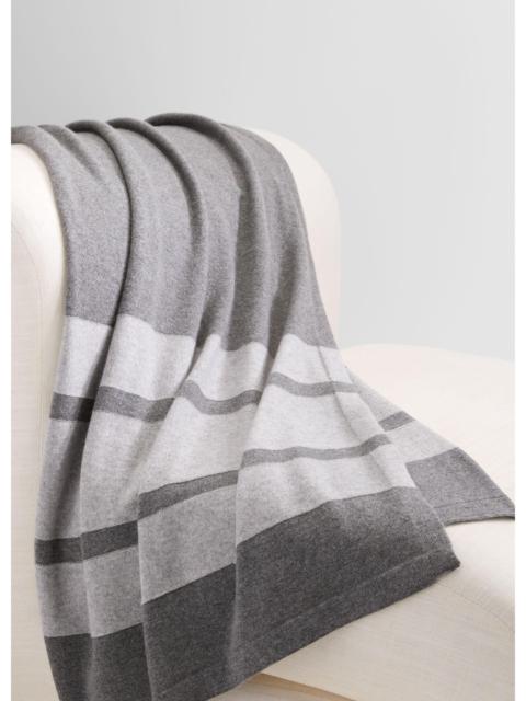 Vince Cashmere Jersey Stripe Throw