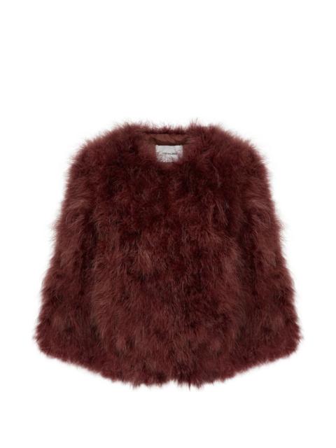 Yves Salomon hook-and-eye-fastening jacket