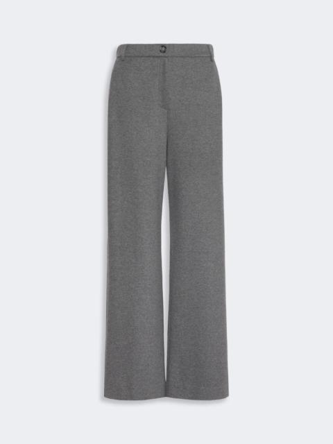 WEEKEND Max Mara ORATA Micro jacquard jersey trousers - LIGHT GREY