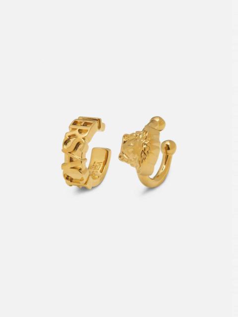 VERSACE Medusa and Logo Ear Cuffs