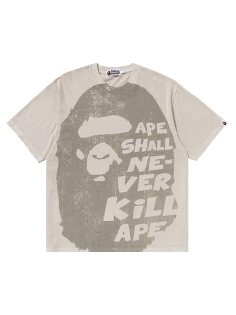 A BATHING APE® BAPE Big Ape Head Tee 'Ivory'