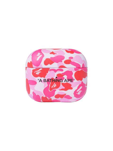 A BATHING APE® BAPE ABC Camo Airpods Case 'Pink'