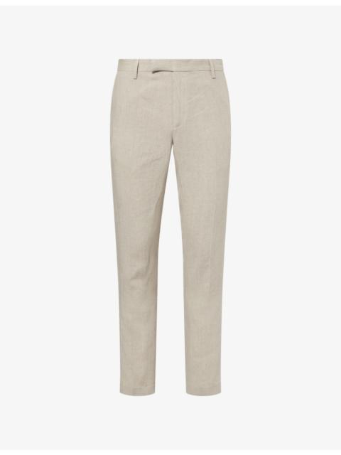 Sunspel Tapered-Leg Tailored Linen Trousers