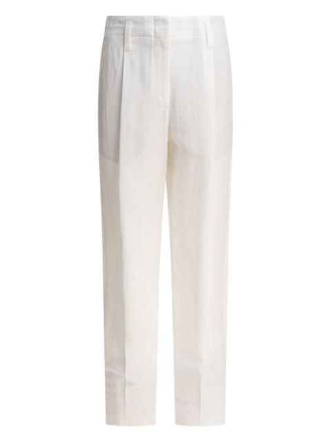 linen trousers