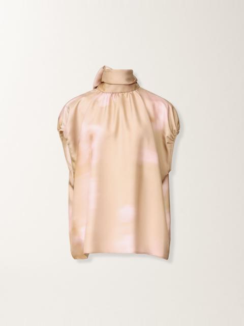 FABIANA FILIPPI Printed silk twill top