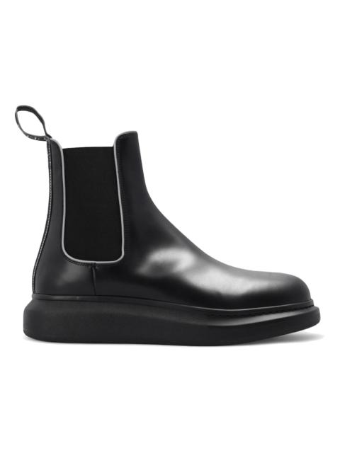 Alexander McQueen Alexander McQueen Chelsea Boot Black Silver