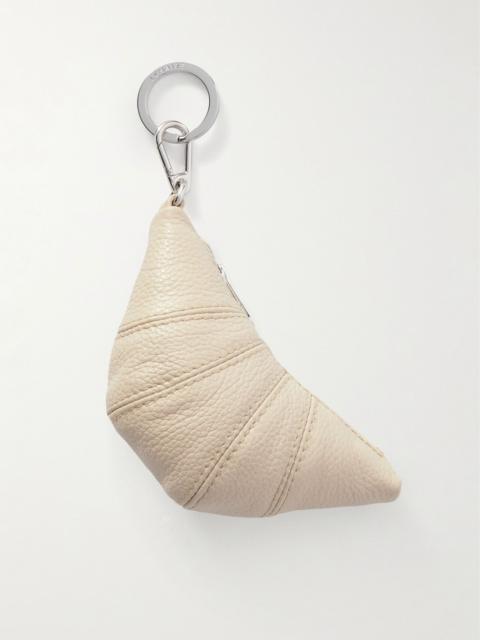 Lemaire Croissant Full-Grain Leather Key Fob Light brown