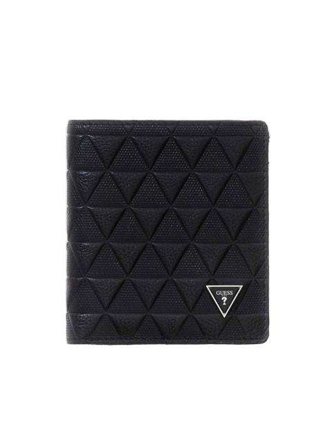 GUESS USA Torino triangle-pattern wallet