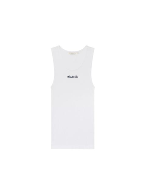 AIMÉ LEON DORE Aime Leon Dore Embroidered Logo Tank Top White