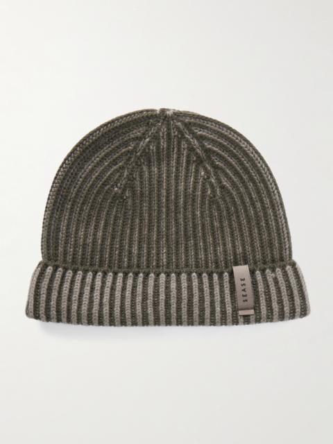 SEASE Dinghy Reversible Ribbed Cashmere Beanie
