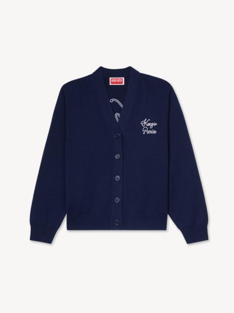KENZO 'KENZO Paris Chainstitch' cardigan in wool and cotton