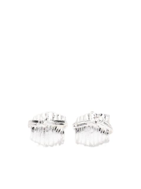 Completedworks textured earrings