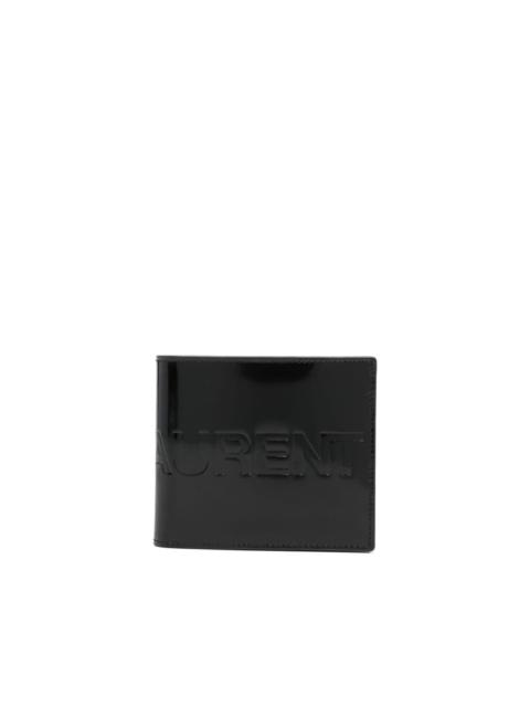 SAINT LAURENT East/West leather wallet