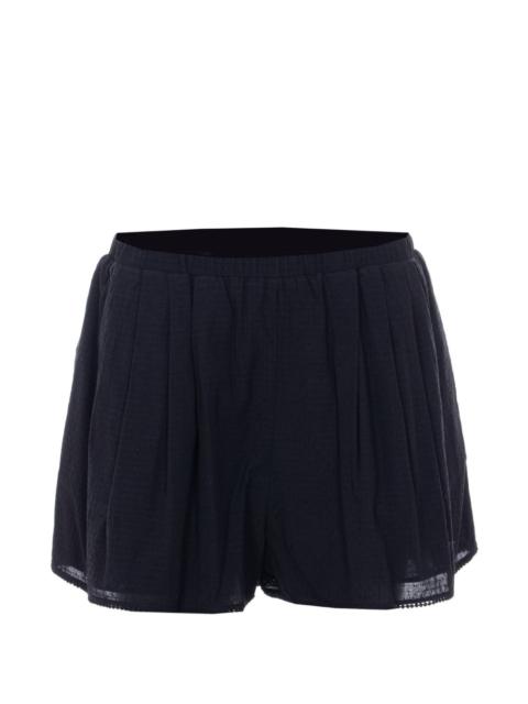 ELEH elasticated embroidered shorts