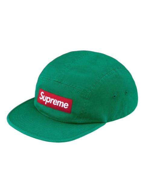Supreme Supreme FW26 Washed Chino Twill Camp Cap 'Green' SUP-FW26-1069-GRN