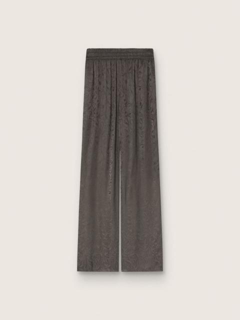 Golden Goose Women's pants in black jacquard satin
