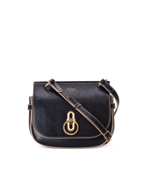 small Amberly contrast-trim satchel bag