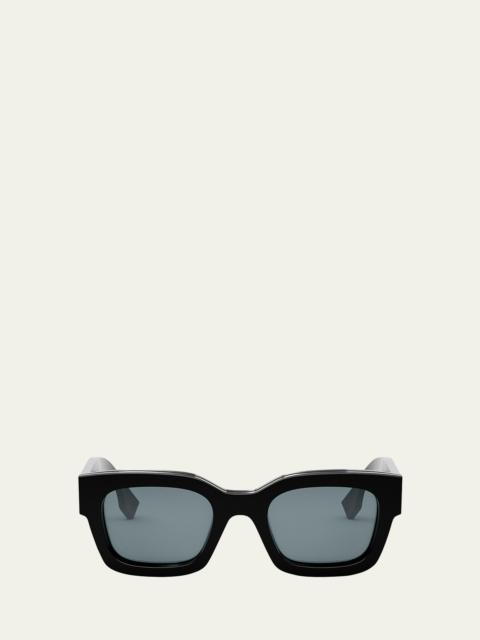 FENDI Signature Acetate Cat-Eye Sunglasses