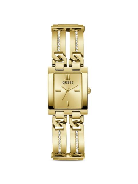 GUESS USA logo-detail 24mm watch