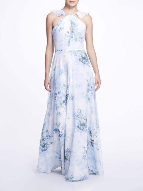 Marchesa PAVIA PRINTED GOWN
