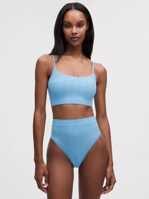 lululemon UnderEase Cami Strap Ribbed Longline Bralette A–C Cups