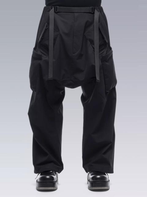 ACRONYM P30AL-DS Schoeller® Dryskin™ Ultrawide Drawcord Cargo Trouser Black